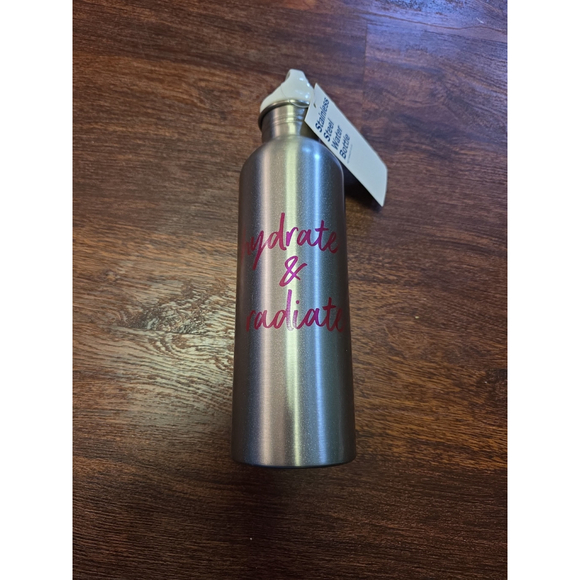 Hydrate and Radiate Stainless steel water bottle NWT - Picture 1 of 1